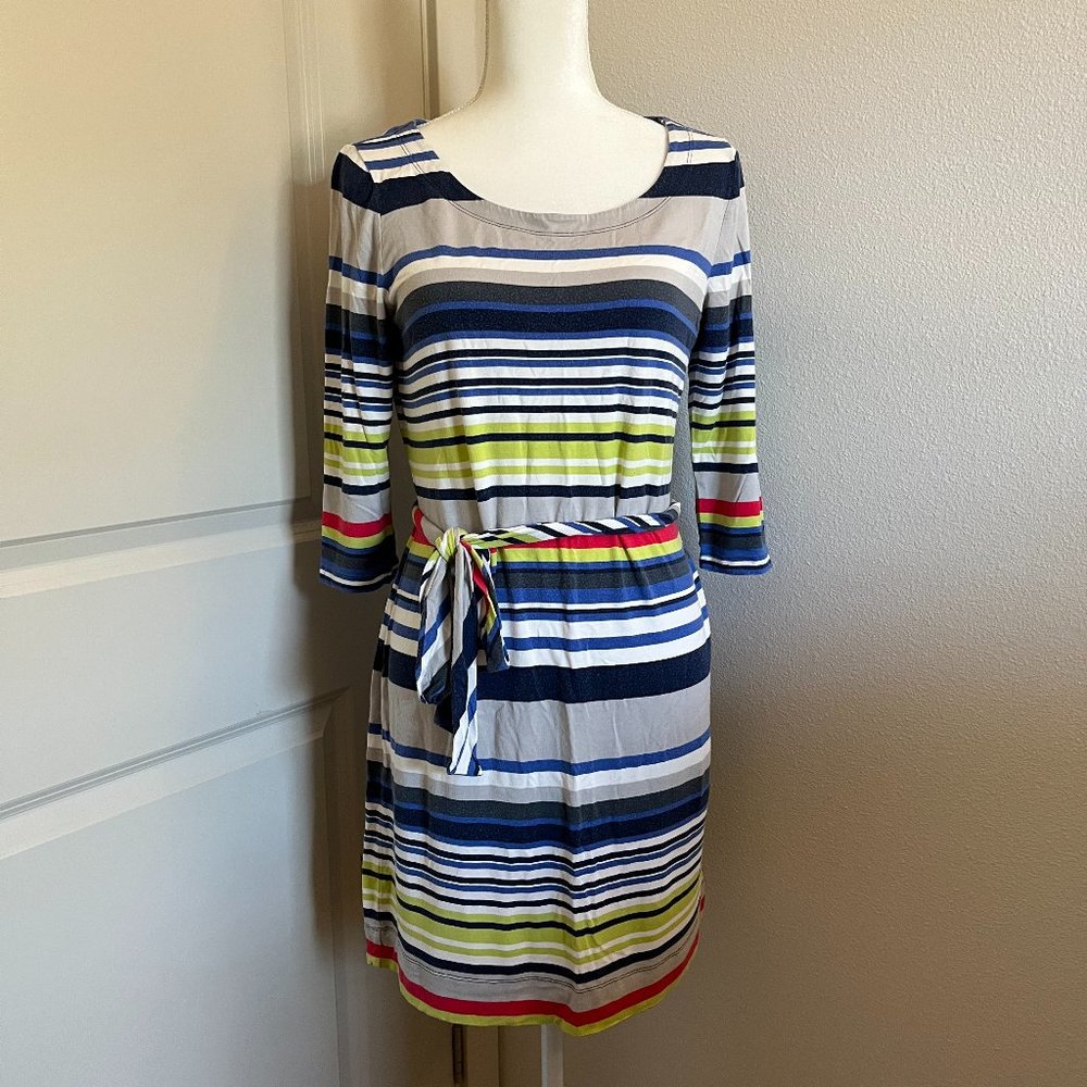 Banana Republic Factory Striped T-Shirt Dress, Size M